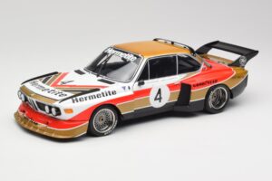 BMW 3.5 CSL E9 Gruppe 5 #4 J. Fitzpatrick / T. Walkinshaw Silverstone Winner 1976 Minichamps 1:18 180762004 Metaal