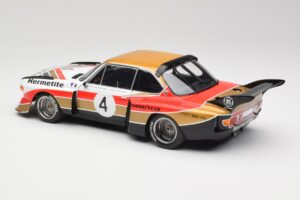 BMW 3.5 CSL E9 Gruppe 5 #4 J. Fitzpatrick / T. Walkinshaw Silverstone Winner 1976 Minichamps 1:18 180762004 Metaal — afbeelding 7 van 8