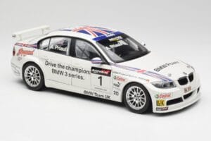 BMW E90 320si #1 A. Priaulx WTCC Champion 2006 Kyosho 1:18 80430429067 Metaal — afbeelding 6 van 8