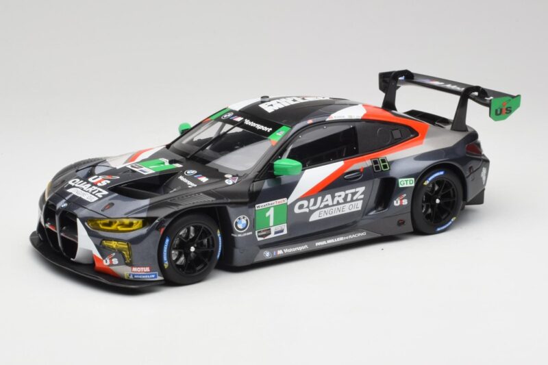 BMW M4 G82 GT3 GTD Paul Miller Racing #1 B. Sellers / M. Snow 12 Hours of Sebring IMSA 2022 Minichamps 1:18 155222001 Metaal