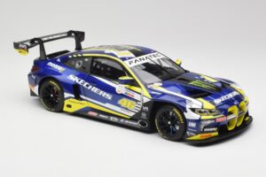 BMW M4 GT3 G82 #46 A. Farfus / V. Rossi Team WRT 24 Hours of Spa 2023 Minichamps 1:18 113232646 Metaal — afbeelding 6 van 8