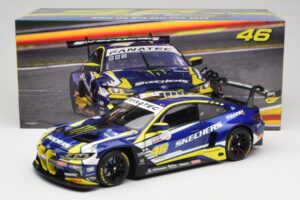 BMW M4 GT3 G82 #46 A. Farfus / V. Rossi Team WRT 24 Hours of Spa 2023 Minichamps 1:18 113232646 Metaal — afbeelding 8 van 8
