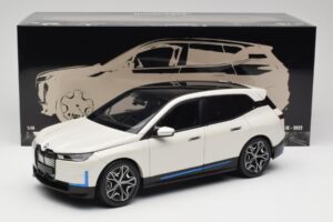 BMW iX Alpine White Minichamps 1:18 110023102 Metaal — afbeelding 8 van 8