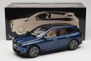 BMW iX Blue Metallic Minichamps 1:18 110023100 Metaal — afbeelding 8 van 8