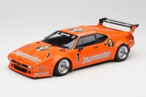 BMW M1 Auto Maass Jagermeister #1 B. König DRT Wunstorf 1982 Minichamps 1:18 155822901 Metaal