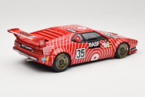 BMW M1 BASF GS Sport #35 H-J. Stuck / H. Heyer 6 Hours of Silverstone 1981 Minichamps 1:18 155812935 Metaal — afbeelding 2 van 6