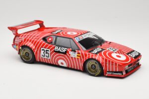 BMW M1 BASF GS Sport #35 H-J. Stuck / H. Heyer 6 Hours of Silverstone 1981 Minichamps 1:18 155812935 Metaal — afbeelding 4 van 6