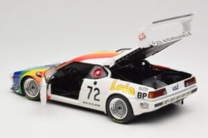 BMW M1 #72 BMW France Zol Auto B. Rousselot / J. Servanin 24 Hours of Le Mans 1981 Minichamps 1:18 180812972 Metaal — afbeelding 5 van 8
