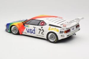 BMW M1 #72 BMW France Zol Auto B. Rousselot / J. Servanin 24 Hours of Le Mans 1981 Minichamps 1:18 180812972 Metaal — afbeelding 7 van 8