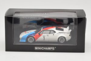 BMW M1 Procar #1 M. Andretti 1979 Minichamps 1:43 80420309422-R Metaal — afbeelding 4 van 4