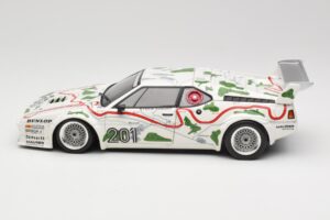 BMW M1 Procar #201 BMW Motorsport H. Stuck / N. Piquet 1000km Nürburgring 1980 Minichamps 1:18 180802901 Metaal — afbeelding 4 van 8