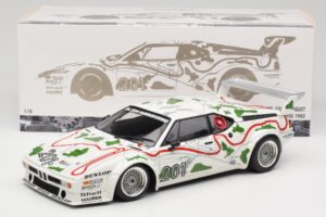 BMW M1 Procar #201 BMW Motorsport H. Stuck / N. Piquet 1000km Nürburgring 1980 Minichamps 1:18 180802901 Metaal — afbeelding 8 van 8