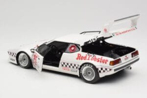 BMW M1 #25 Red Lobster D. Cowart / K. Miller LA Times GP Riverside 1981 Minichamps 1:18 180812925 Metaal — afbeelding 7 van 8