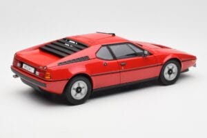 BMW M1 Rood Norev 1:18 183220 Metaal — afbeelding 3 van 8