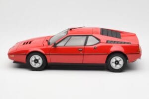 BMW M1 Rood Norev 1:18 183220 Metaal — afbeelding 4 van 8