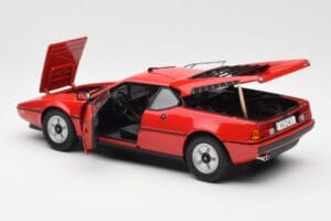 BMW M1 Rood Norev 1:18 183220 Metaal — afbeelding 5 van 8