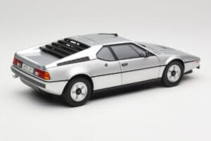 BMW M1 Zilver Metallic Norev 1:18 183226 Metaal — afbeelding 3 van 8