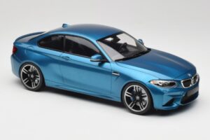 BMW M2 F87 Blue Metallic Minichamps 1:18 155026101 Metaal — afbeelding 4 van 6