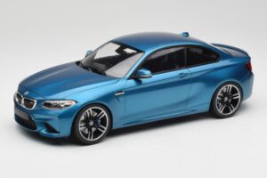 BMW M2 F87 Blue Metallic Minichamps 1:18 155026101 Metaal
