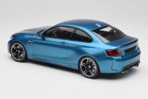 BMW M2 F87 Blue Metallic Minichamps 1:18 155026101 Metaal — afbeelding 5 van 6