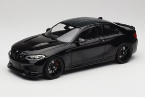 BMW M2 CS F87 Zwart Metallic met zwarte velgen Minichamps 1:18 155021026 Metaal