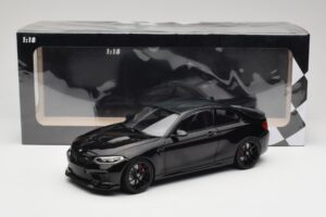 BMW M2 CS F87 Zwart Metallic met zwarte velgen Minichamps 1:18 155021026 Metaal — afbeelding 6 van 6