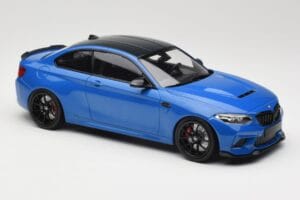 BMW M2 CS F87 Blauw Metallic Met Zwarte Velgen Minichamps 1:18 155021022 Metaal — afbeelding 3 van 6