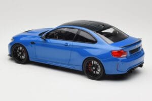 BMW M2 CS F87 Blauw Metallic Met Zwarte Velgen Minichamps 1:18 155021022 Metaal — afbeelding 4 van 6