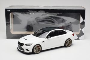 BMW M2 F87 CS Alpine White Gouden Velgen Minichamps 1:18 155021020 Metaal — afbeelding 6 van 6