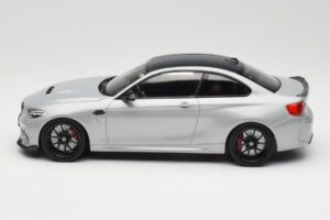BMW M2 F87 CS Hockenheim Silver Zwarte Velgen Minichamps 1:18 155021024 Metaal — afbeelding 3 van 6