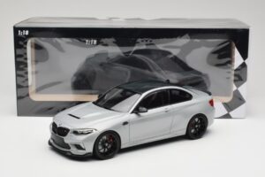 BMW M2 F87 CS Hockenheim Silver Zwarte Velgen Minichamps 1:18 155021024 Metaal — afbeelding 6 van 6