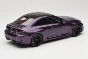 BMW M2 G87 Twilight Purple GT Spirit 1:18 GT946 Hars — afbeelding 2 van 6