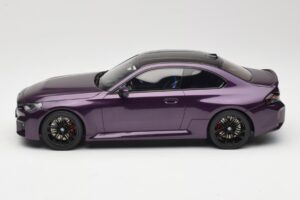 BMW M2 G87 Twilight Purple GT Spirit 1:18 GT946 Hars — afbeelding 3 van 6