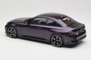 BMW M240i G42 Thundernight Metallic GT Spirit 1:18 GT504 Hars — afbeelding 5 van 6