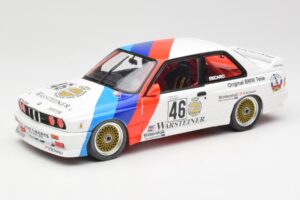 BMW M3 E30 #46 R. Ravaglia / E. Pirro WTCC Calder Park 1987 Minichamps 1:18 180872046-O Metaal