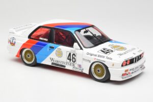BMW M3 E30 #46 R. Ravaglia / E. Pirro WTCC Calder Park 1987 Minichamps 1:18 180872046-O Metaal — afbeelding 6 van 8