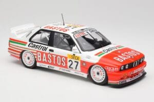 BMW M3 E30 #27 Bigazzi Team S. Soper / A. Hahne 4th Place 24 Hours of Spa 1990 Minichamps 1:18 155902027 Metaal — afbeelding 4 van 6