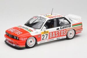 BMW M3 E30 #27 Bigazzi Team S. Soper / A. Hahne 4th Place 24 Hours of Spa 1990 Minichamps 1:18 155902027 Metaal