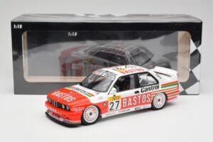 BMW M3 E30 #27 Bigazzi Team S. Soper / A. Hahne 4th Place 24 Hours of Spa 1990 Minichamps 1:18 155902027 Metaal — afbeelding 6 van 6