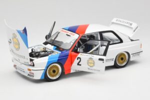 BMW M3 E30 #2 Warsteiner E. van de Poele DTM Champion 1987 Minichamps 1:18 80430396026-O Metaal — afbeelding 2 van 8