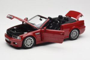 BMW M3 E46 Cabriolet Rood Kyosho 1:18 08505R Metaal — afbeelding 2 van 8