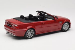 BMW M3 E46 Cabriolet Rood Kyosho 1:18 08505R Metaal — afbeelding 3 van 8