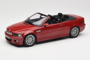 BMW M3 E46 Cabriolet Rood Kyosho 1:18 08505R Metaal