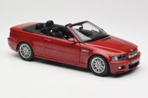 BMW M3 E46 Cabriolet Rood Kyosho 1:18 08505R Metaal — afbeelding 6 van 8