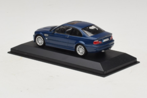 BMW M3 E46 Blauw Minichamps 1:43 BMW014 Metaal — afbeelding 3 van 4