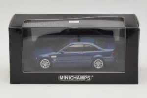 BMW M3 E46 Blauw Minichamps 1:43 BMW014 Metaal — afbeelding 4 van 4