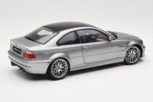 BMW M3 E46 CSL Zilver Kyosho 1:18 08506S Metaal — afbeelding 3 van 8