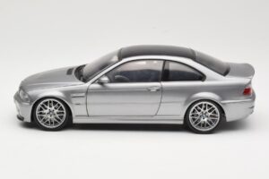 BMW M3 E46 CSL Zilver Kyosho 1:18 08506S Metaal — afbeelding 4 van 8