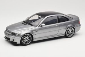 BMW M3 E46 CSL Zilver Kyosho 1:18 08506S Metaal