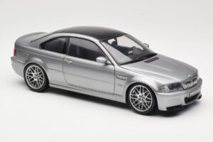 BMW M3 E46 CSL Zilver Kyosho 1:18 08506S Metaal — afbeelding 6 van 8